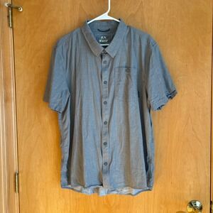 Kuiu Mens Gray Short Sleeve Button Up Shirt Everyday‎ Pursuit Gear XL